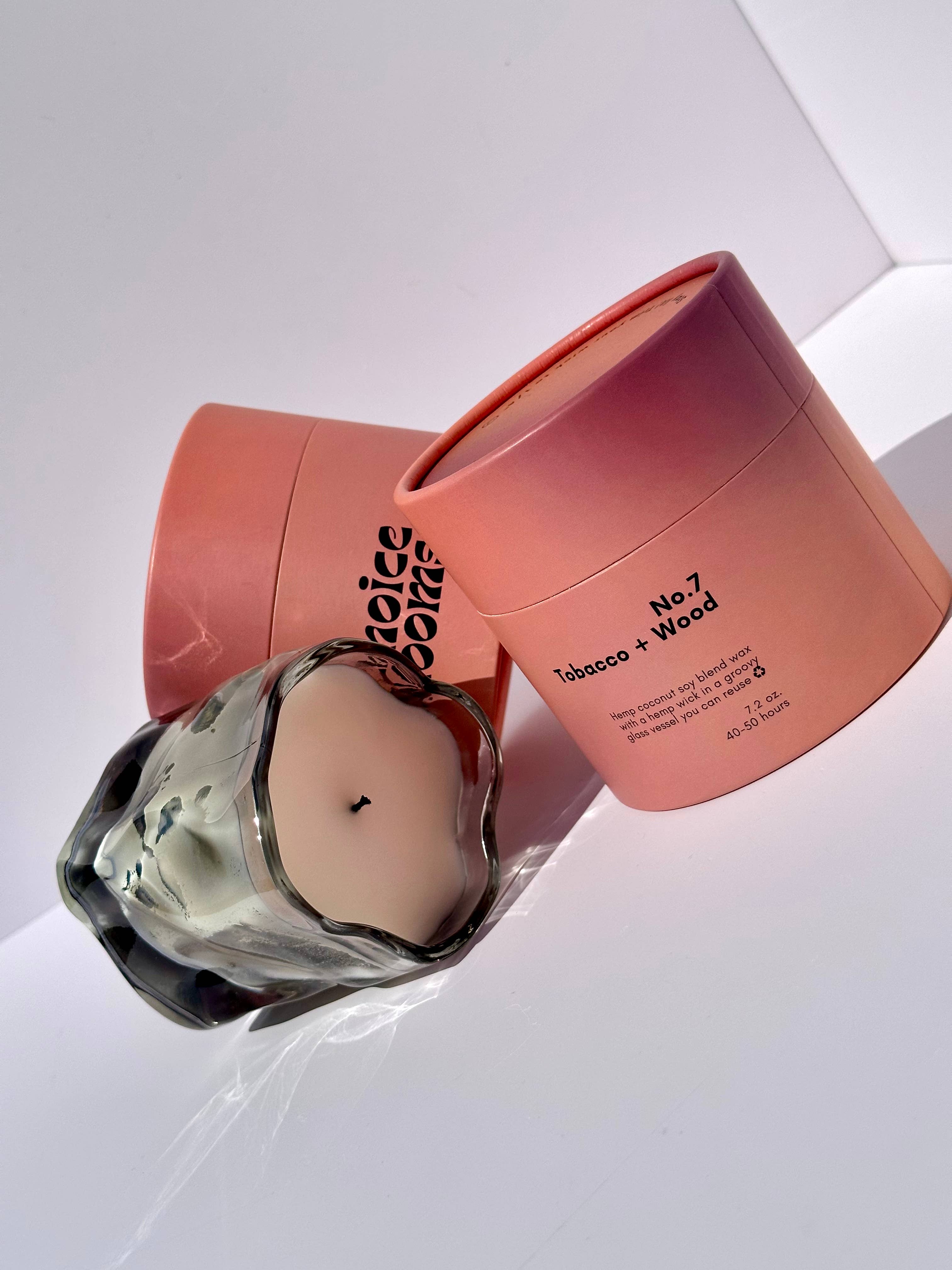 Choice Blooms - 7.2oz. No. 7 Tobacco + Wood Candle