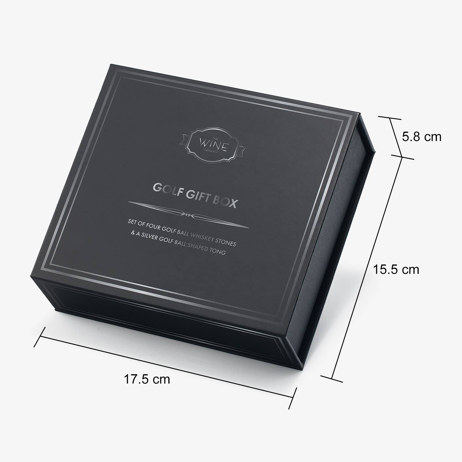 The Wine Savant / Khen Glassware - Golf Ball Whiskey Coolers - Pack of 5 Gift Set