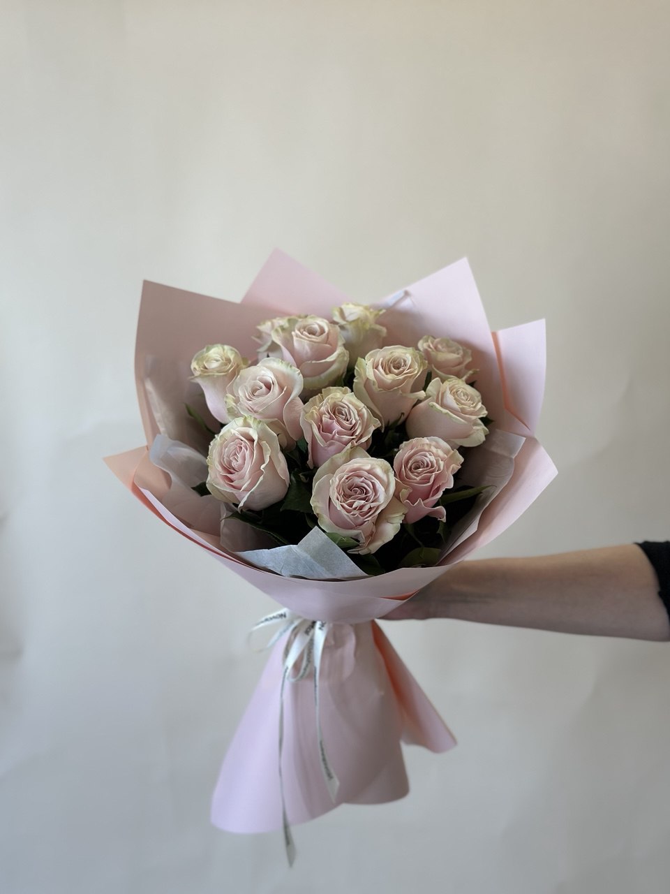 Bouquet of Blush Roses Ramo Bouchon