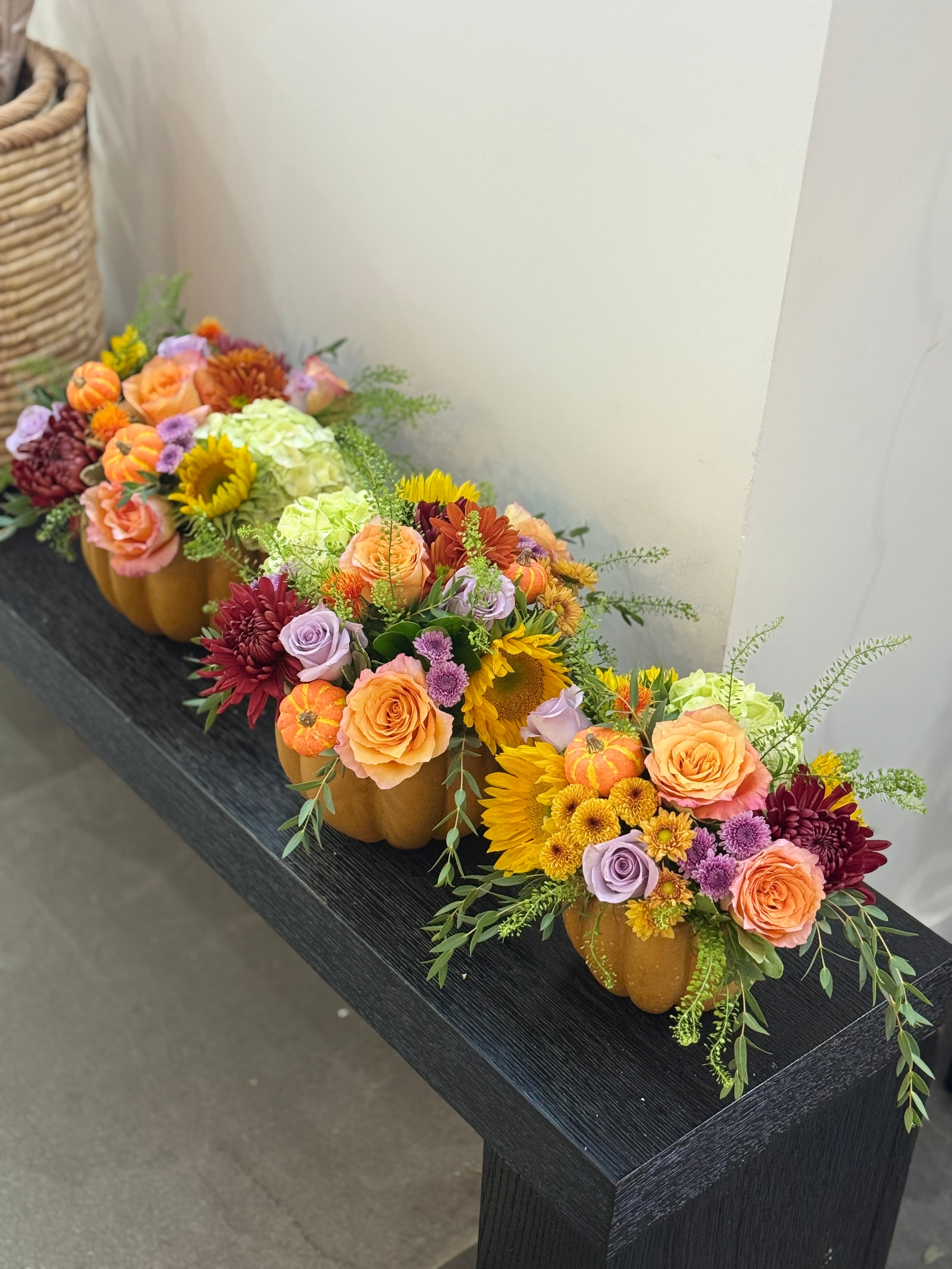 Pumpkin arrangement