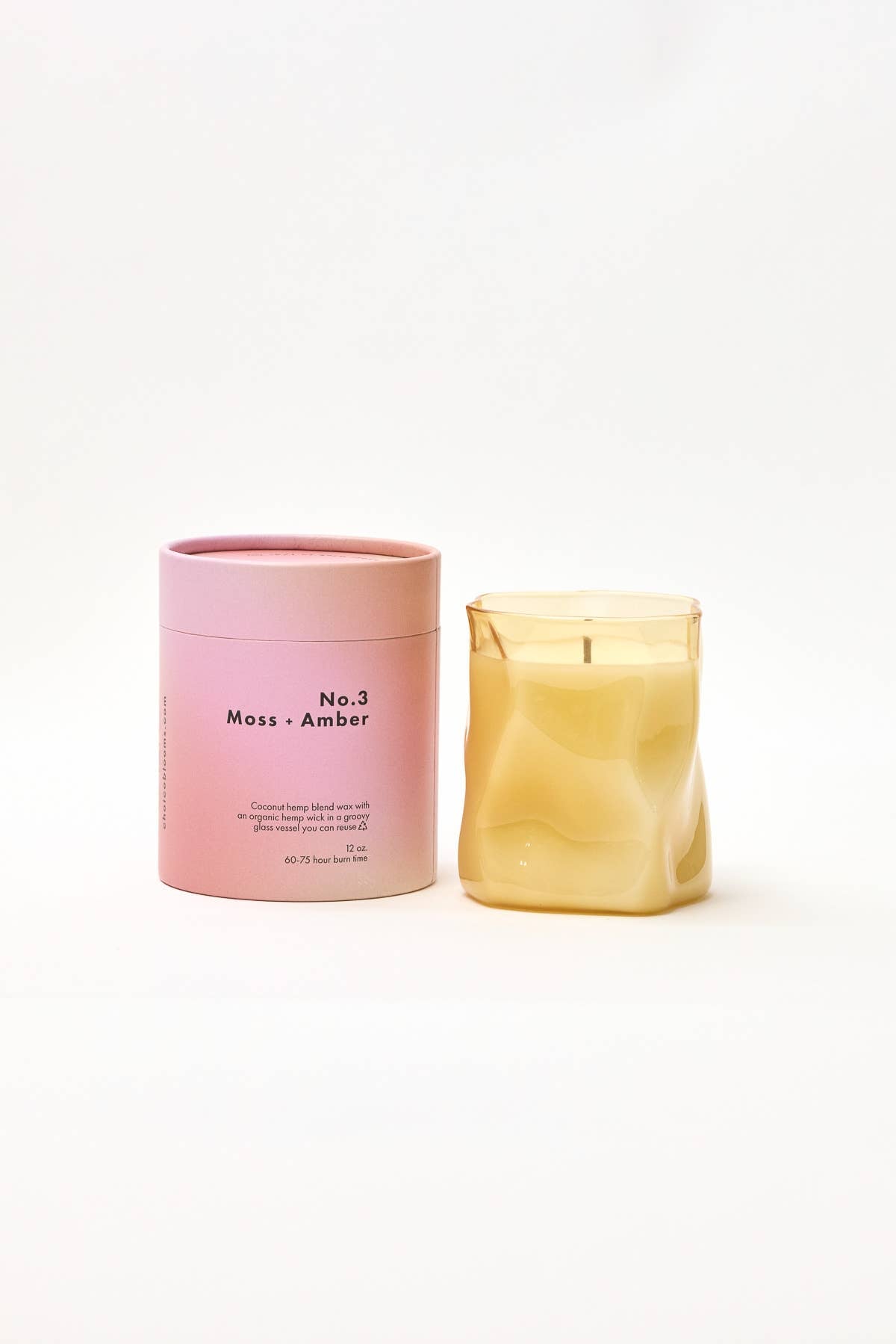 Choice Blooms - 12oz. No. 3 Moss + Amber Candle