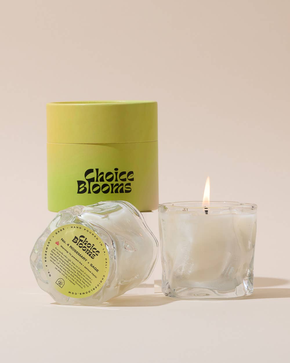 Choice Blooms - 7.2oz. No. 4 Rosemary + Sage Candle