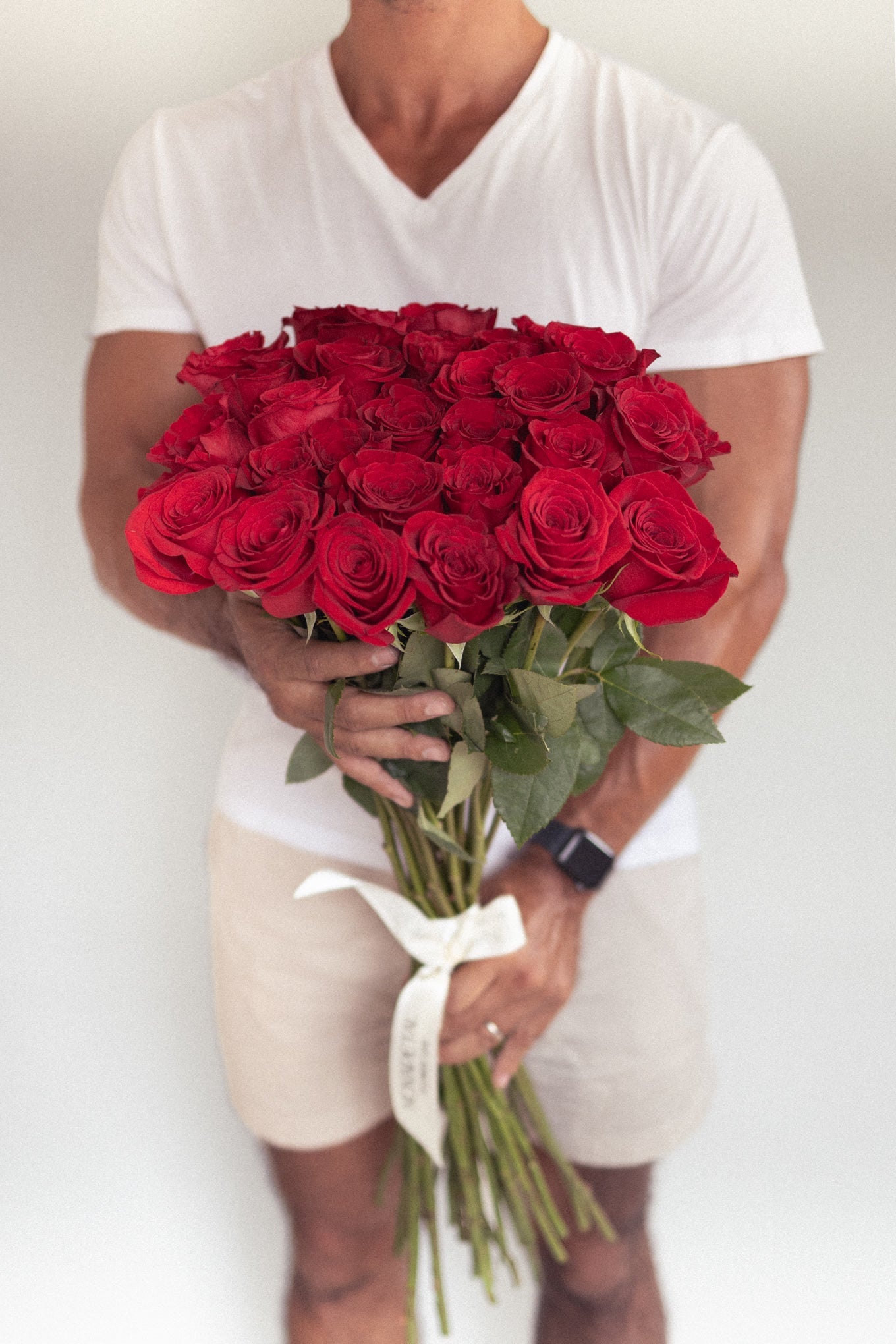 Long stem Red Rose Bouquet 80cm