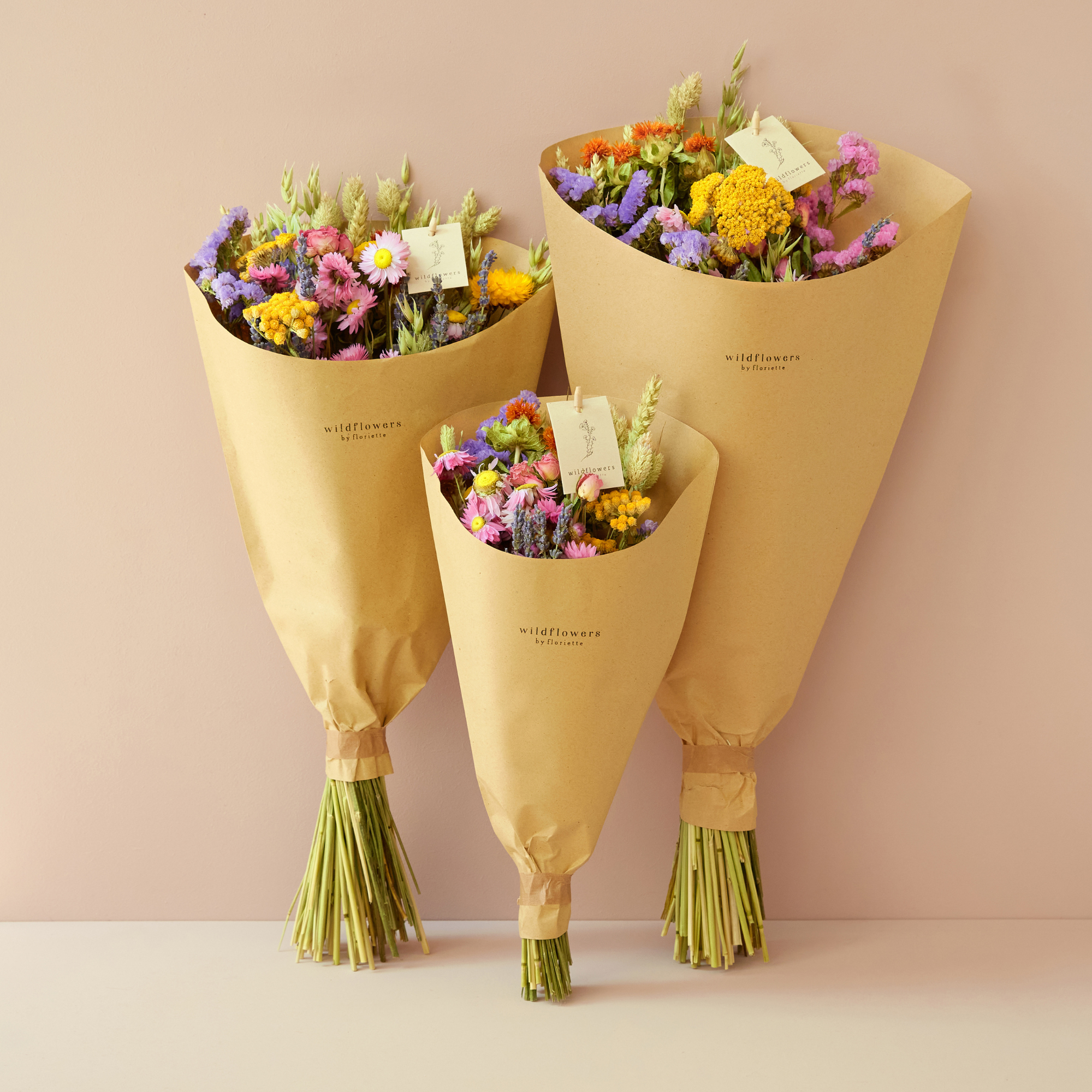 Wildflowers by Floriette - Dried Flowers - Field Bouquet - Multi - Small