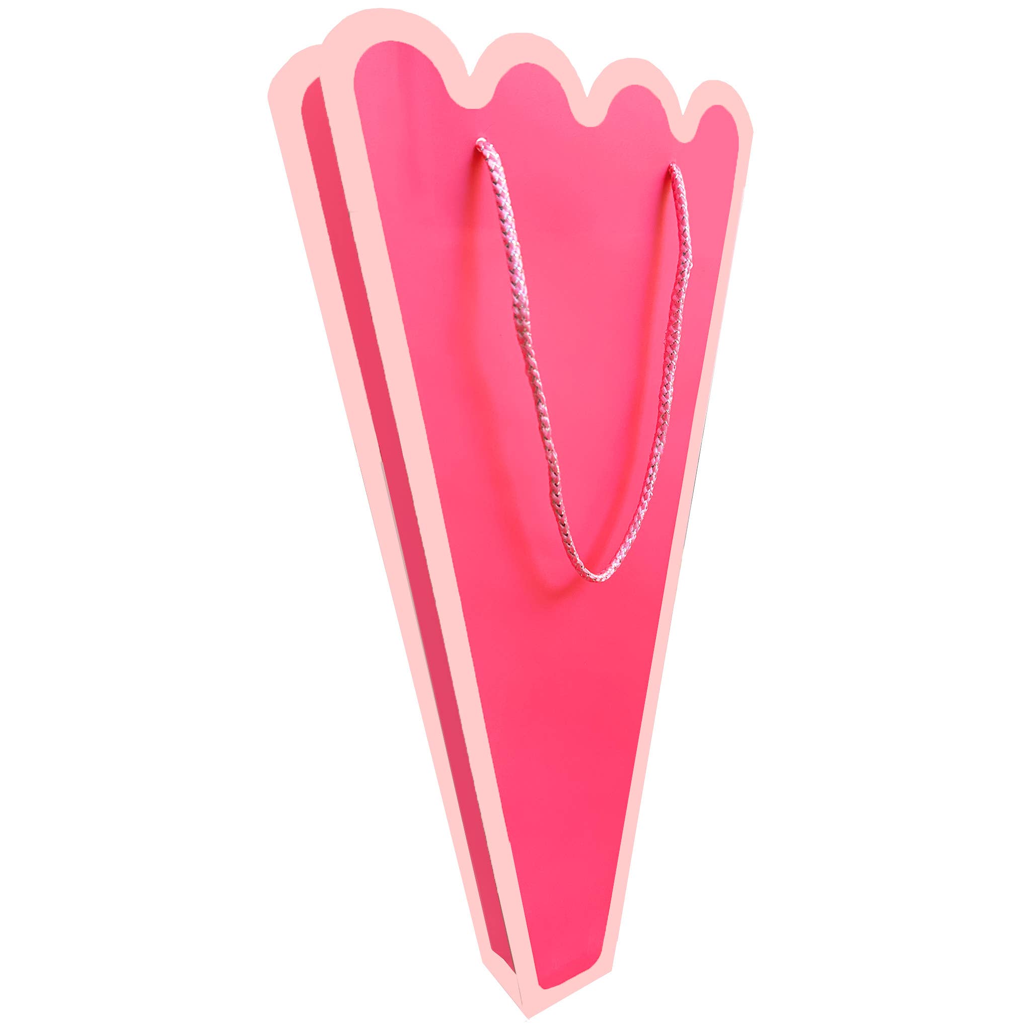 The Social Type - Razzleberry Scallop Bouquet Gift Bag