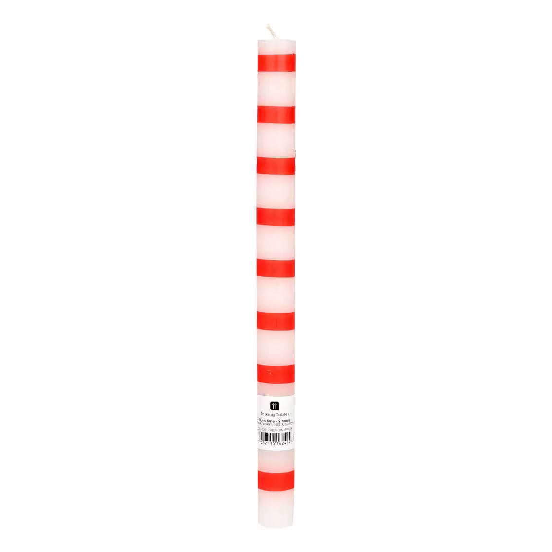 Talking Tables USA - Red & White Taper Candles | 25 Candles | POS Unit | Xmas |