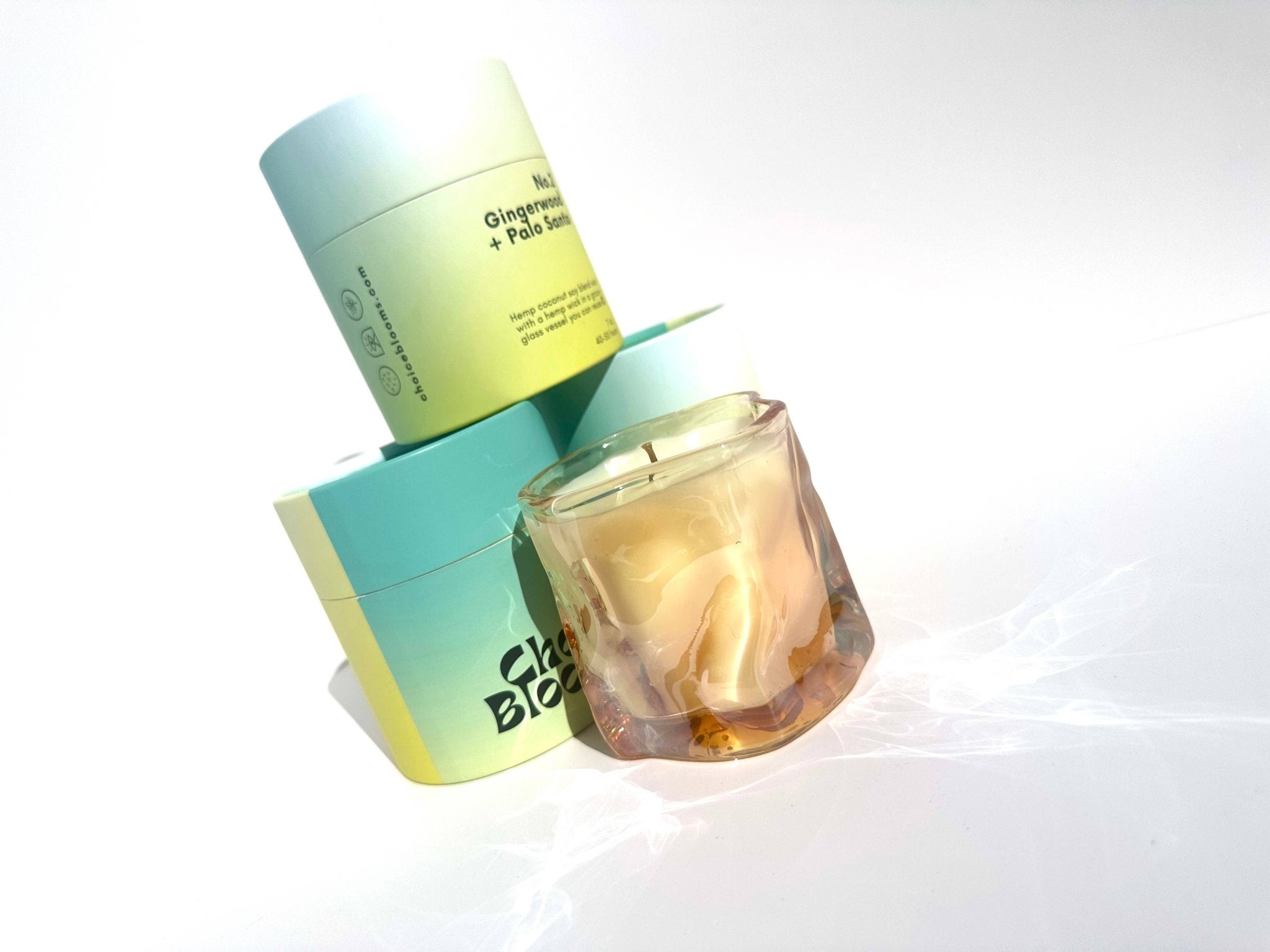Choice Blooms - 7.2oz. No. 2 Gingerwood + Palo Santo Candle