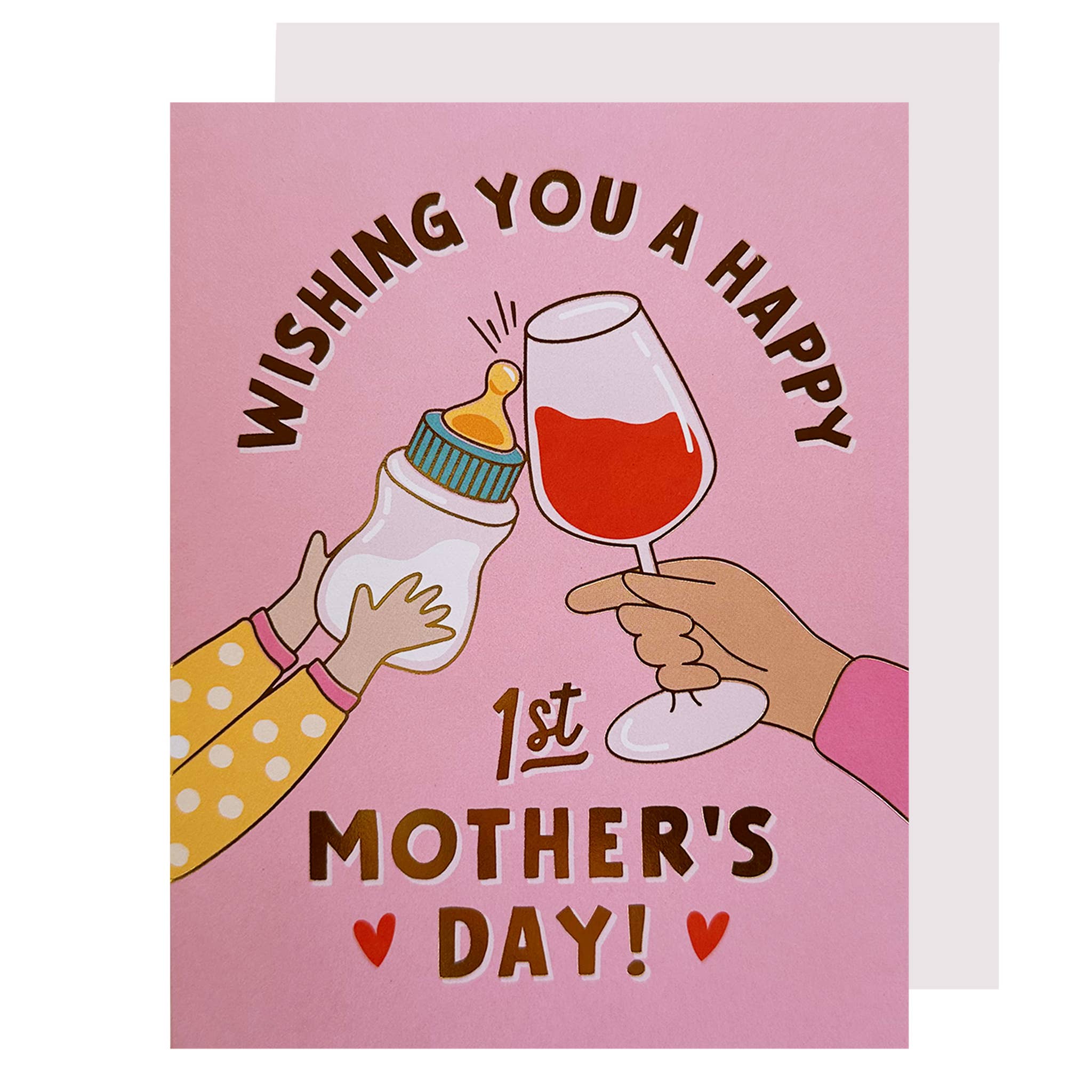 The Social Type - Cheers First Mother's Day Card