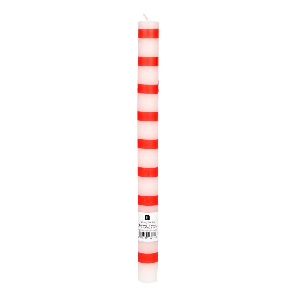 Talking Tables USA - Red & White Taper Candles | 25 Candles | POS Unit | Xmas |