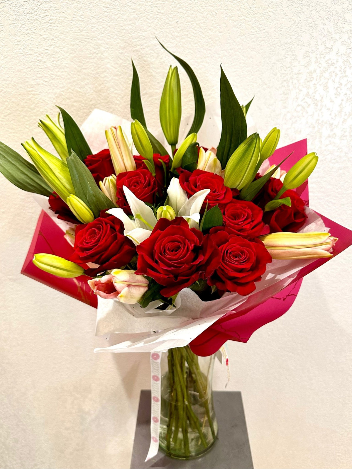 Roses With Lillies