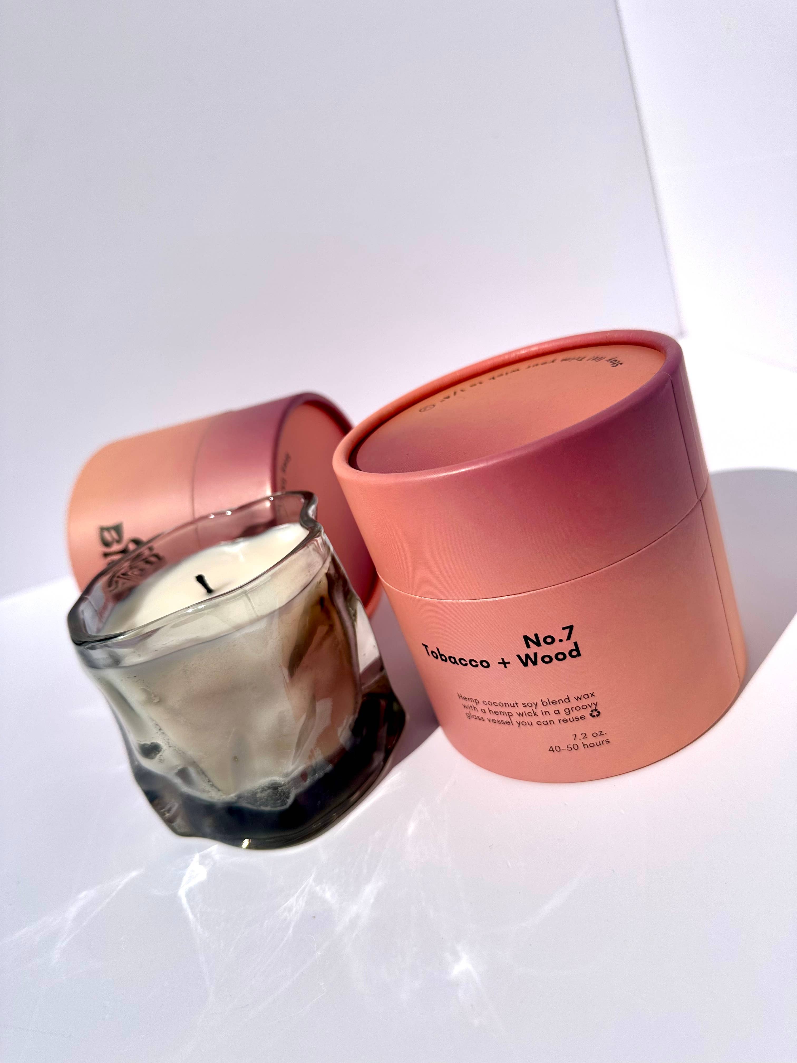 Choice Blooms - 7.2oz. No. 7 Tobacco + Wood Candle