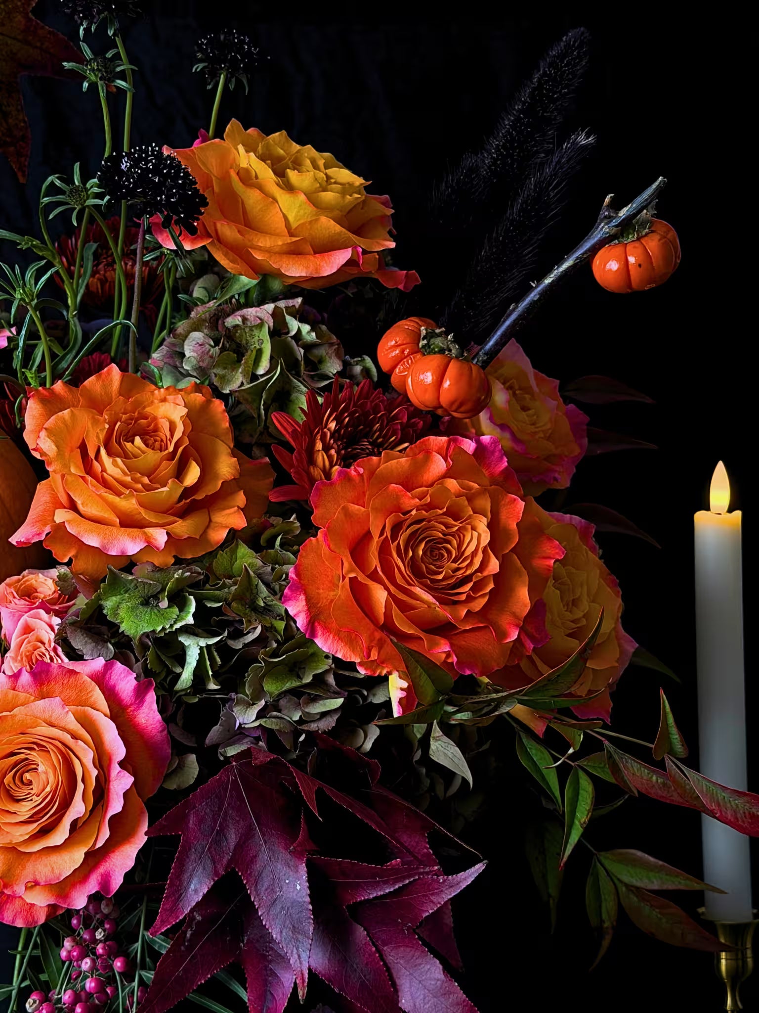 Golden Ember Arrangement