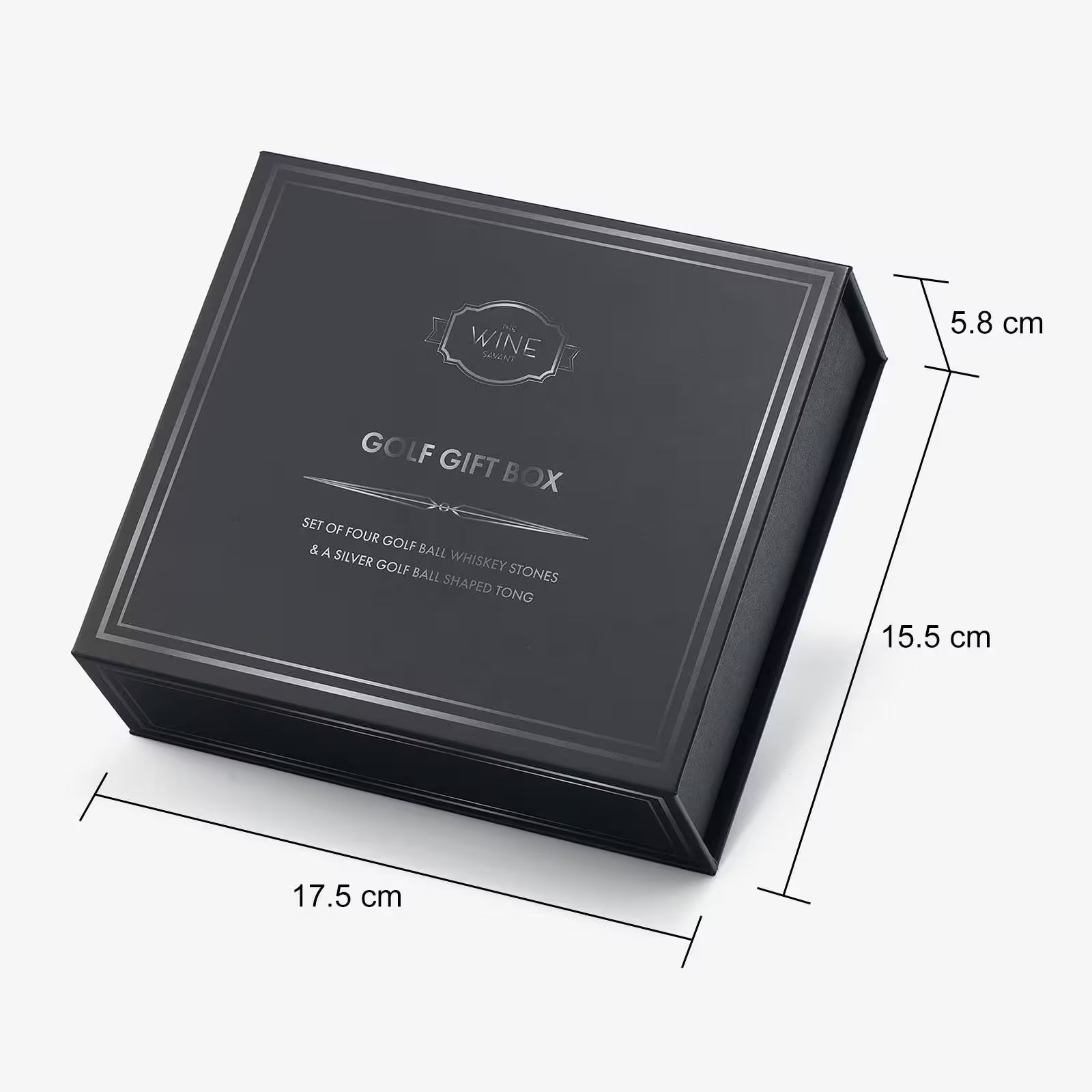 The Wine Savant /  Khen Glassware - Golf Ball Whiskey Coolers - Pack of 5 Gift Set