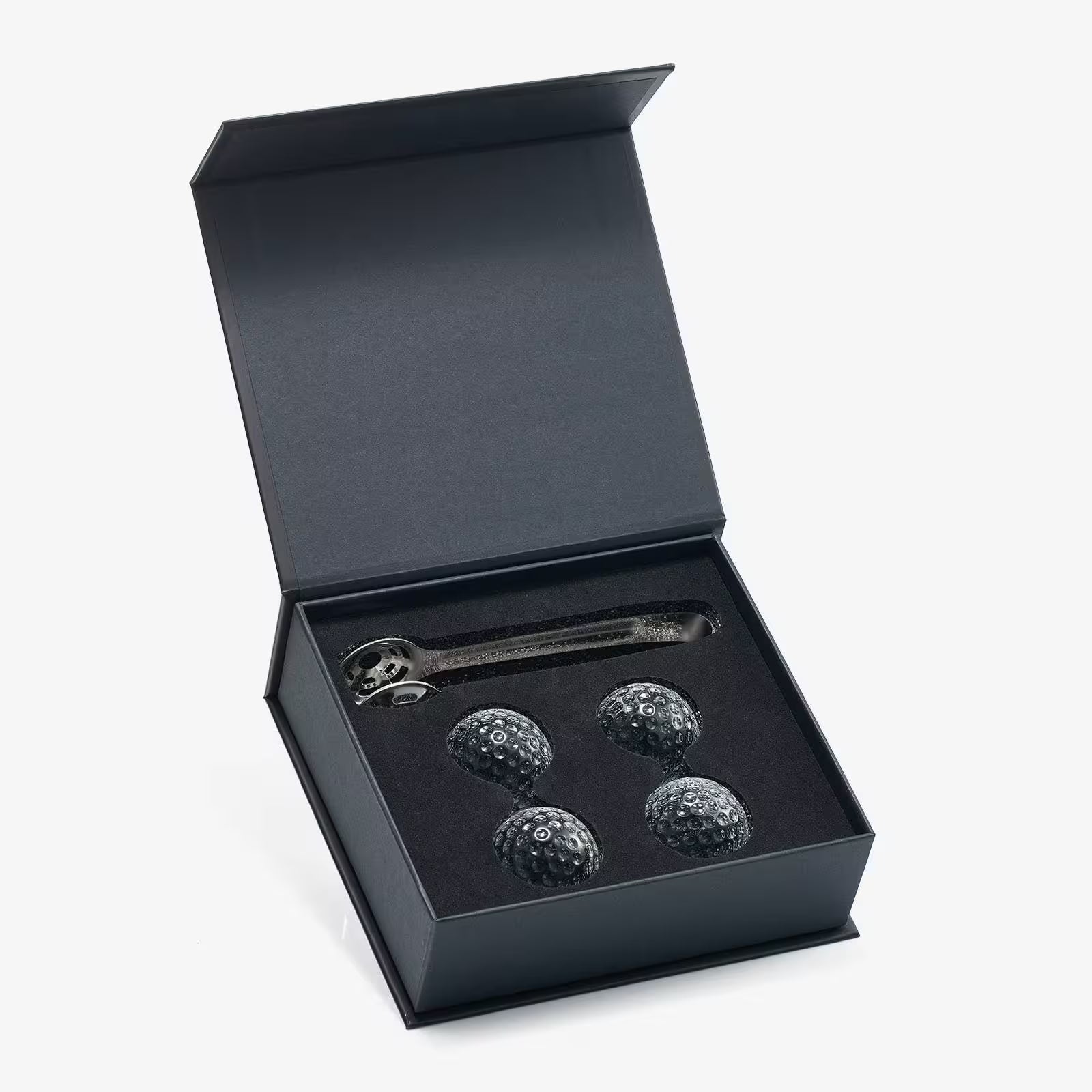 The Wine Savant /  Khen Glassware - Golf Ball Whiskey Coolers - Pack of 5 Gift Set
