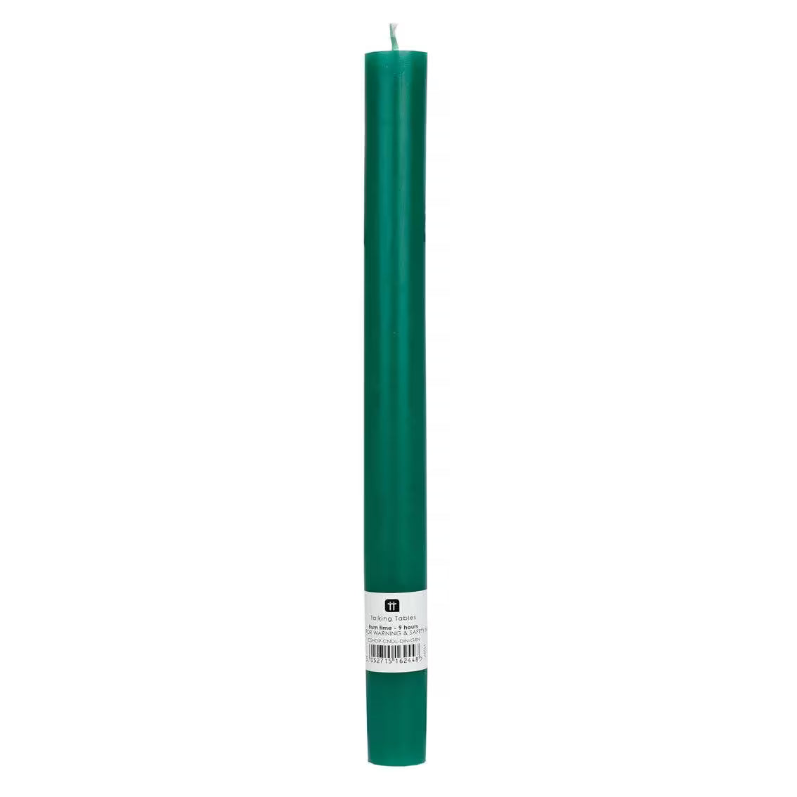 Talking Tables USA - Green Taper Candles | 25 Candles | POS Unit | Christmas |