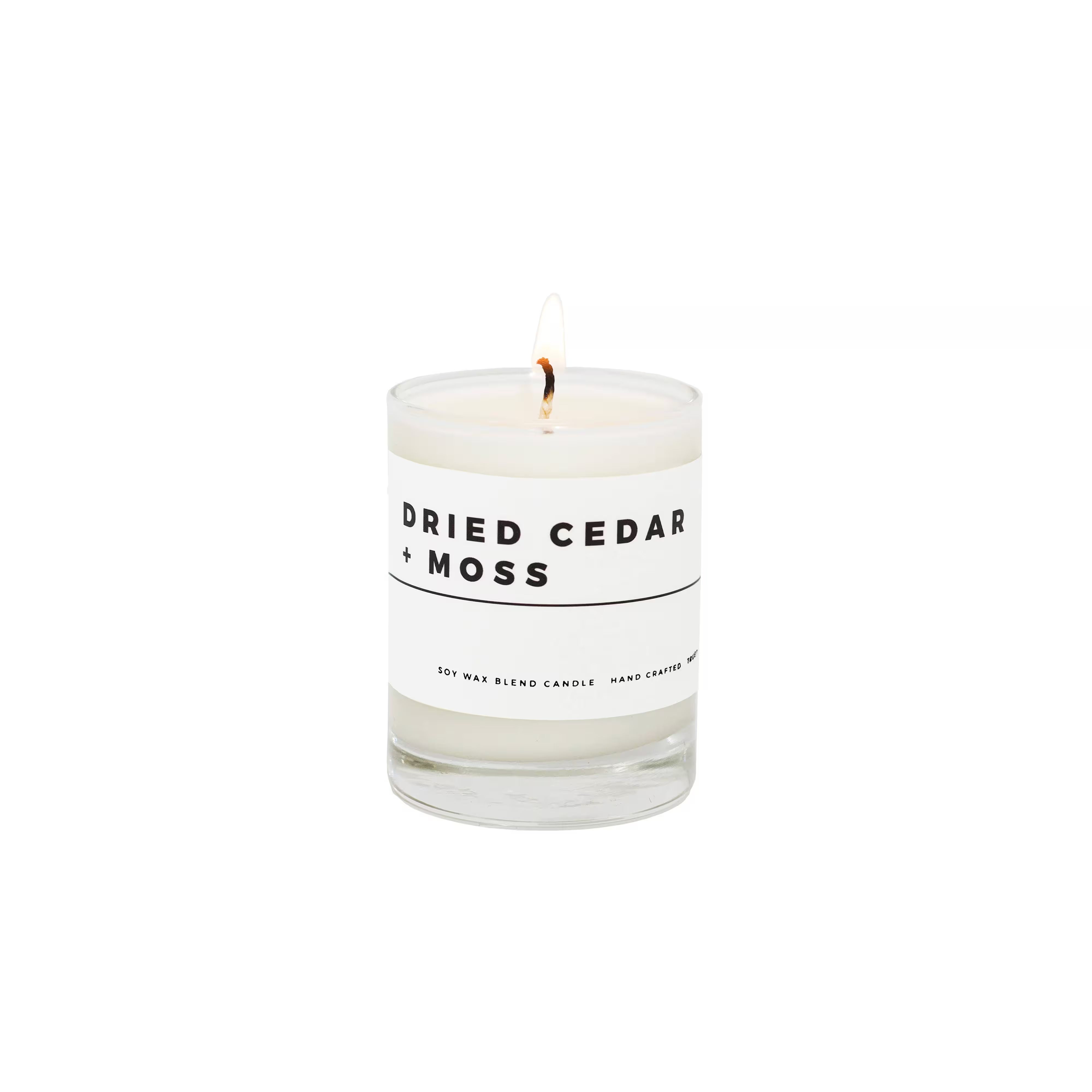 Dried Cedar + Moss Mini Candle